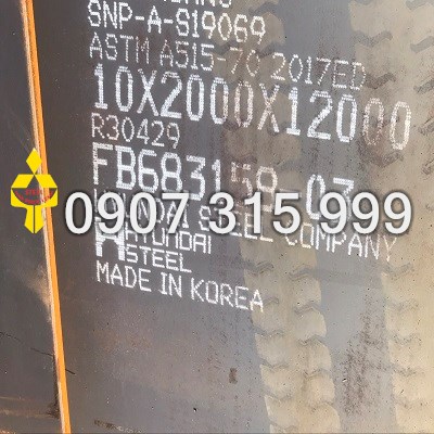 Thép tấm a515 chịu nhiệt trên 1000 độ C.
